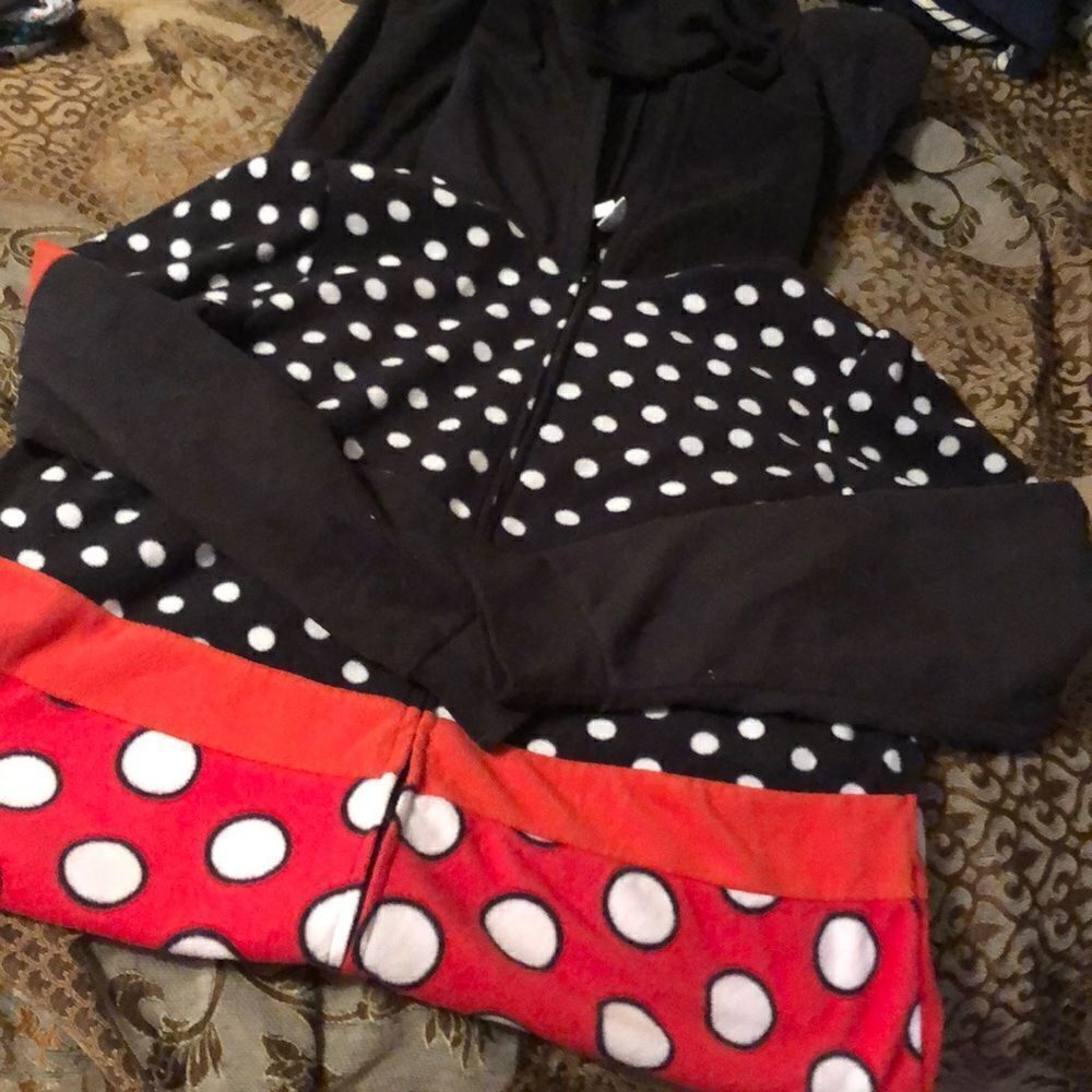 Disney size small onesie new with tags, hooded - Picture 2 of 4